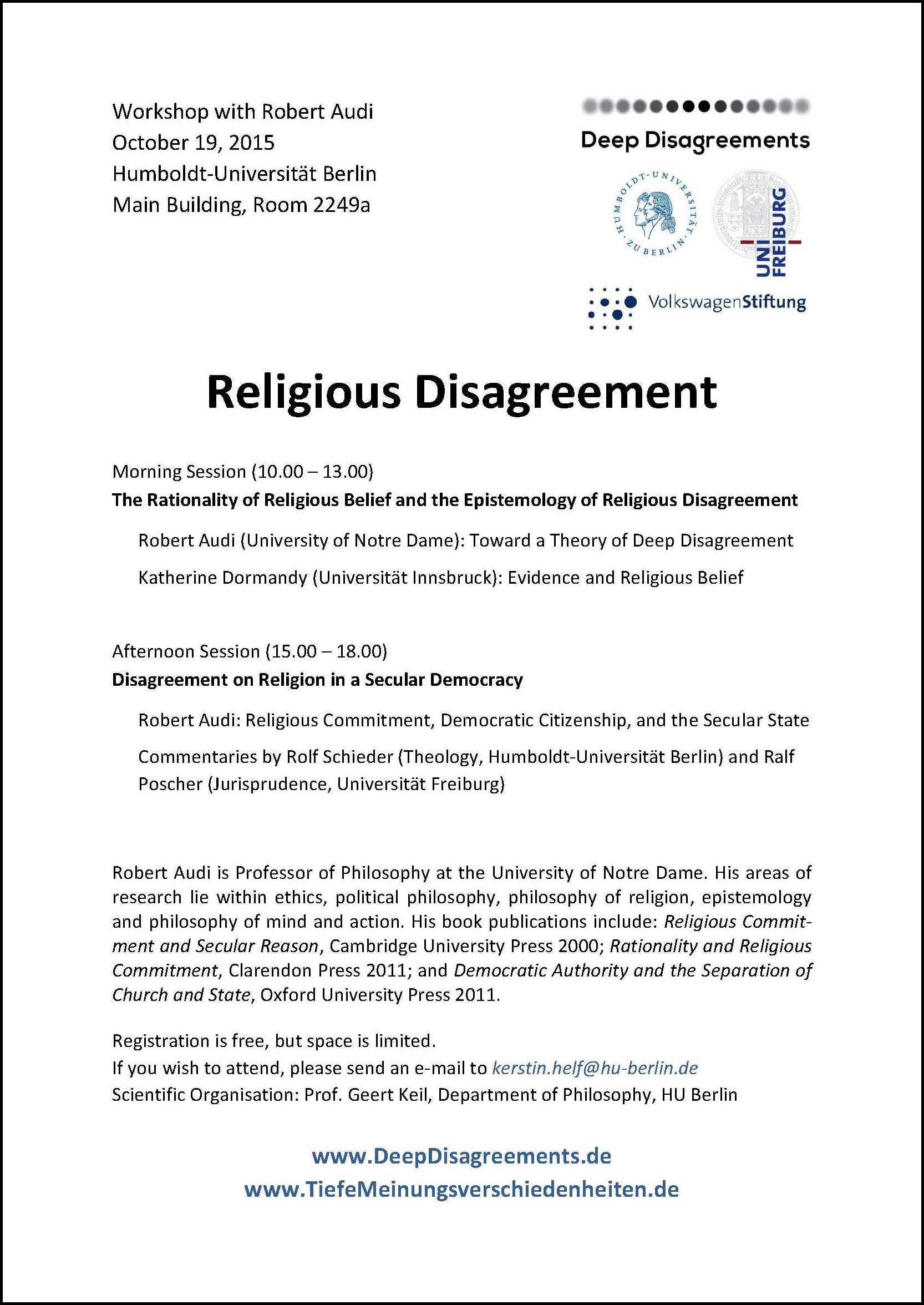 Workshop Religious Disagreementframe